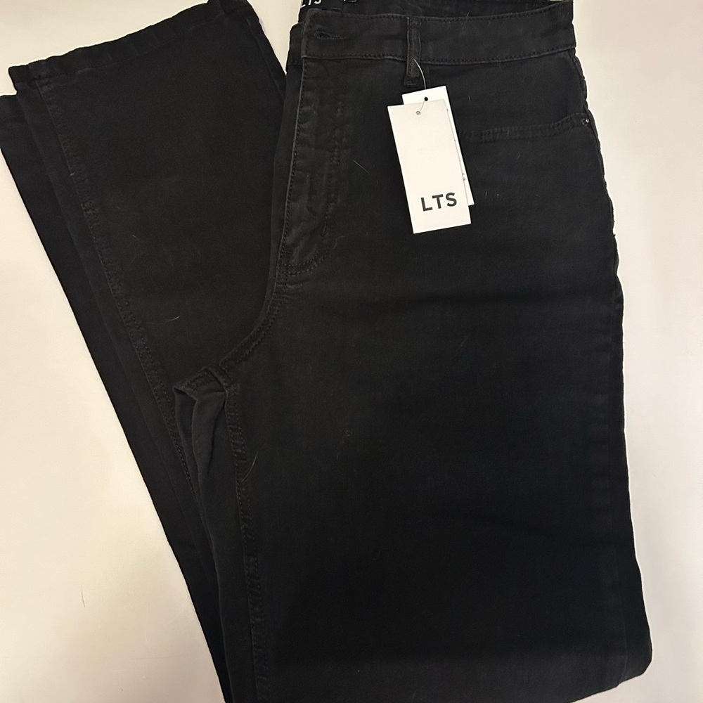 Long Tall Sally Black Straight Leg Jeans